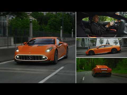 Mercedes-AMG Concept GT XX // City Drive Day in Life.