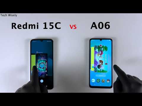 Redmi 15C vs SAMSUNG A06 - Speed Test
