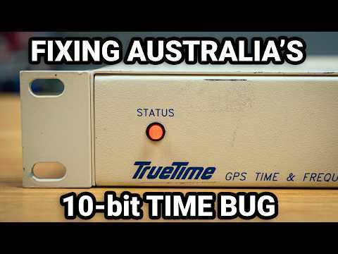 I modded a 30-year-old GPS Time Server (Telstra should've)