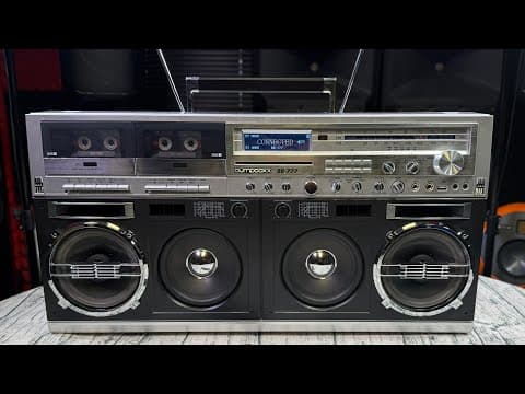 BumpBoxx BB-777 - The Iconic Boombox, Perfectly Recreated