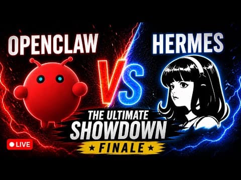 LIVE: Is Hermes better than OpenClaw? FINALE!!!