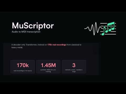 MuScriptor: The Open Model That Turns Any Song Into MIDI (Kyutai + Mirelo)