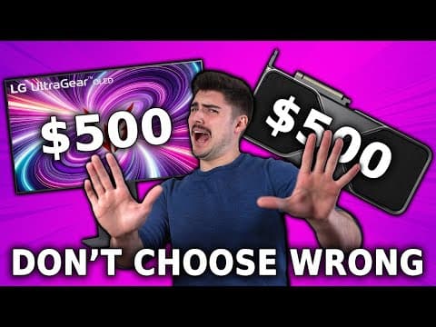 $500 GPU vs Monitor - What Should You Upgrade First?