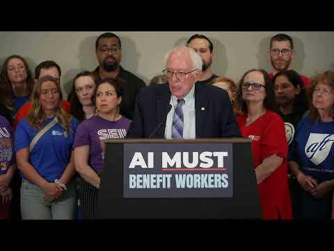 LIVE: Sanders, Labor Leaders Call on Congress to Protect Workers from AI
