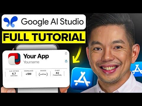 Google AI Studio - Full Tutorial 2026: How To Build an App