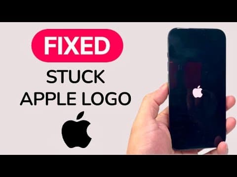How To Fix iPhone Stuck on Apple Logo?