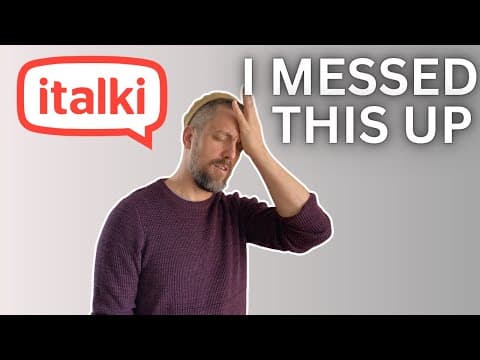 I was using italki wrong