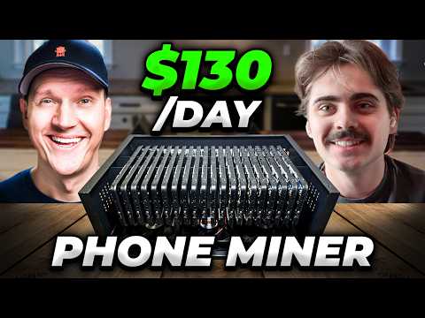 Making $130 A DAY with a Cellphone Crypto Miner