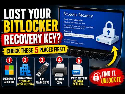 Lost Your BitLocker Recovery Key? Try These 5 Secret Locations!
