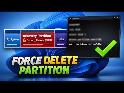 How To Delete Recovery Partition of Windows 11