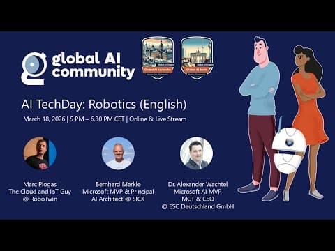 AI TechDay: Robotics