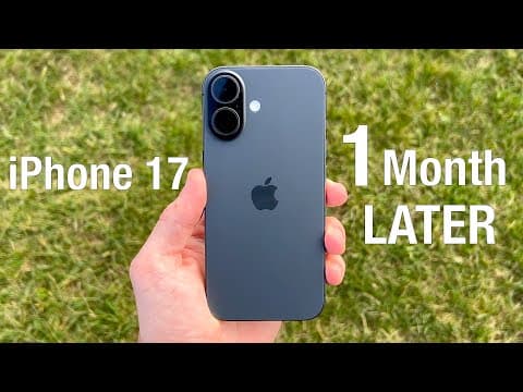 iPhone 17 Review - 1 Month Later!