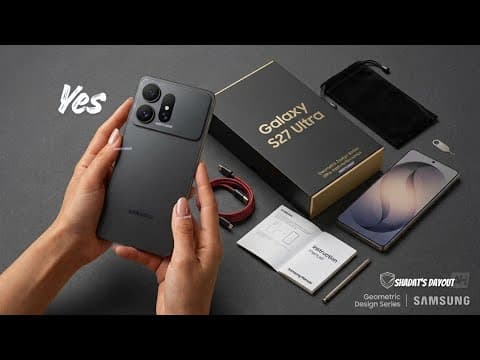 Samsung Galaxy S27 Ultra Official – Is This The Best Phone of 2027