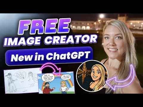 NEW OpenAI Image Generator in ChatGPT is now FREE to all Users!