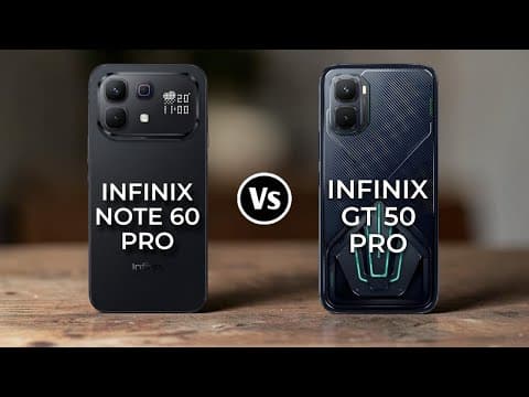 Infinix Note 60 Pro Vs Infinix GT 50 Pro