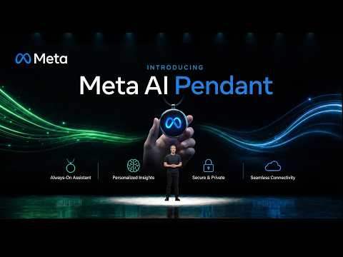 Meta’s New AI Pendant Set To Shock AI World - Metas AI Pendant Explained