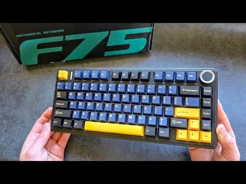 Aula F75 Wireless Mechanical Keyboard - Full REVIEW & Best Features