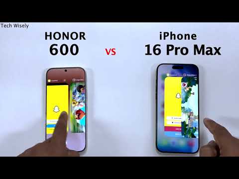 HONOR 600 vs iPhone 16 Pro Max - Speed Test
