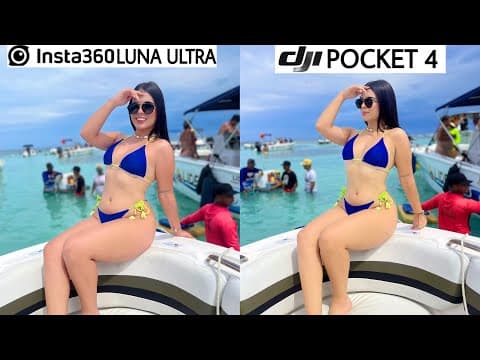 INSTA360 Luna Ultra VS DJI Pocket 4 Camera Test Comparison