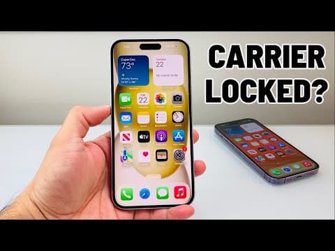 How To Check If My iPhone is Carrier Locked?