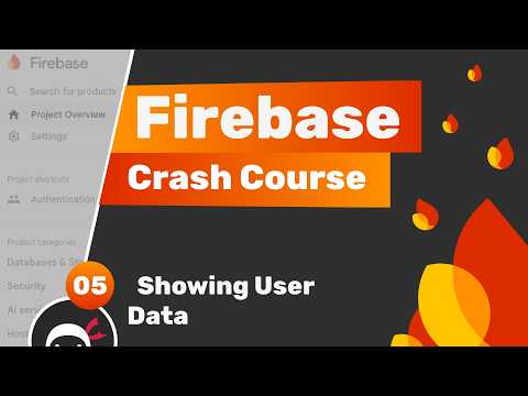 Firebase Crash Course (Auth & Firestore) #5 - Outputting User Details