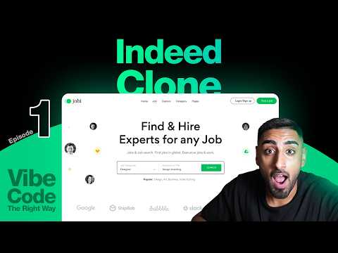🟢 Let's Build an Indeed Clone using AI! | Beginner Series Episode #1 (Multi Tenant, Cursor, Next)