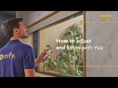 How to adjust end limits with Ysia