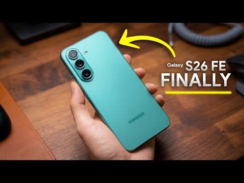 Samsung Galaxy S26 FE - Refreshes Mid-Range Power!