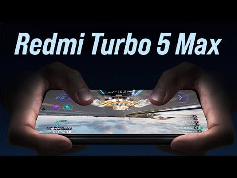 Redmi Turbo 5 Max OFFICIAL LOOK - 9000mAh BATTERY!