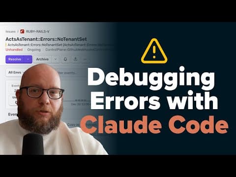 Debug Production Errors in 5 Minutes with Claude AI