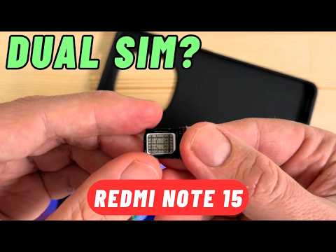 Is REDMI Note 15 5G Dual SIM?