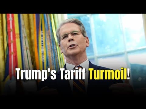 Scott Bessent says Trump’s tariffs are going to 15%—soon.