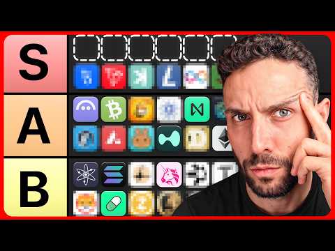 Ranking Top 50 Crypto Coins LIVE (MEGA Tier List)