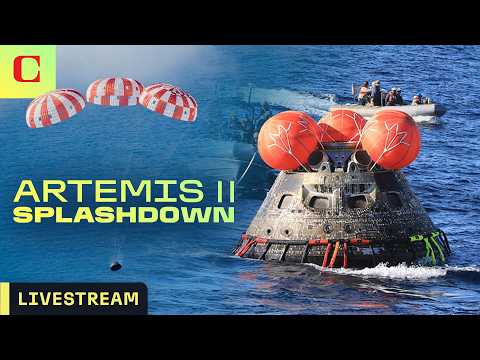 Watch NASA's Artemis II Splashdown Back to Earth