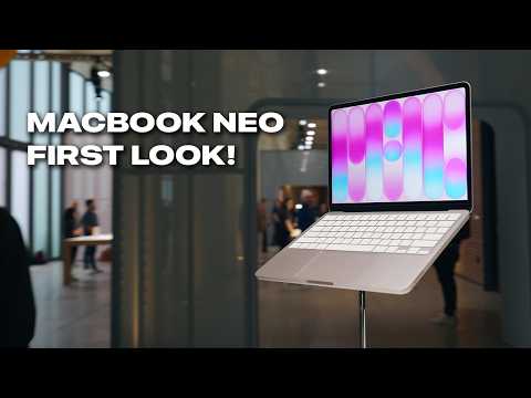$599 MacBook Neo | First Look and Chat With iJustine