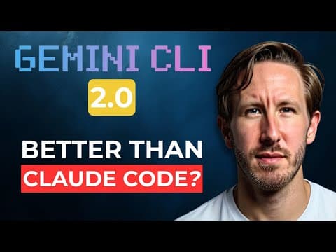 Gemini CLI 2.0: Can Free Beat $200 Claude Code?
