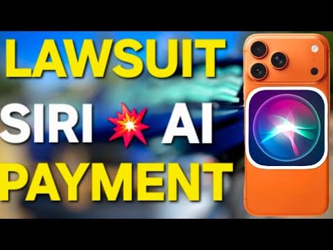 How To Get Your Money - Apple $250 Million Siri AI Settlement