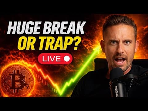 BITCOIN BREAKOUT ATTEMPT LIVE! (What To Expect!)