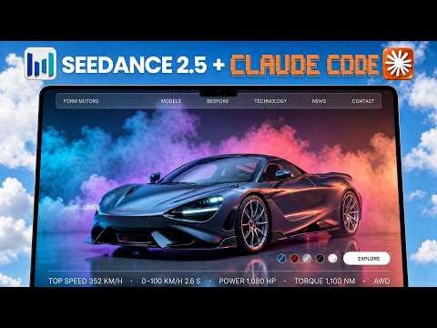 Seedance 2.5 + Claude Code Built a $10K Website in Minutes
