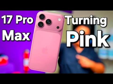 Are you worried about your orange iPhone 17 Pro Max turning pink?