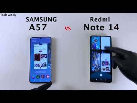 SAMSUNG A57 vs Redmi Note 14 - Speed Test