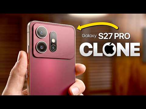 Galaxy S27 Pro Design Leaked—Samsung's iPhone CLONE?!