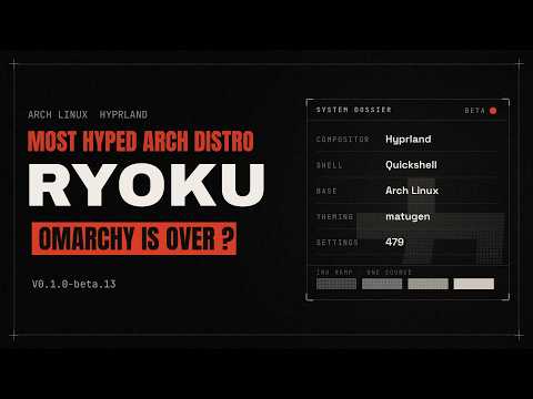 RYOKU DESKTOP - The PREMIUM Hyprland Experience (Omarchy Alternative)