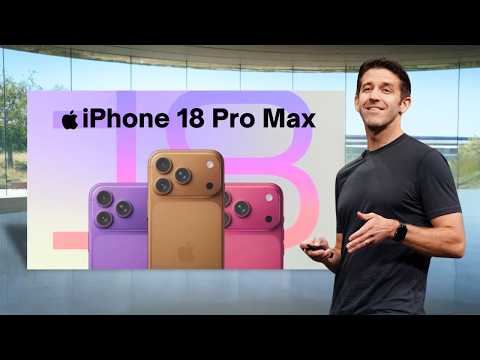 iPhone 18 Pro Max Battery, Camera - MASSIVE New Leaks!