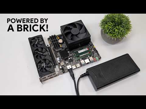 This Weird AliExpress Motherboard Runs an RTX 5060 Off a Power Brick!