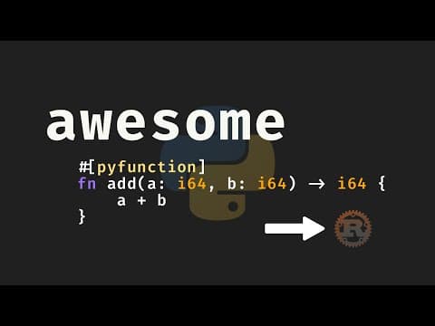Rust is Awesome in Python