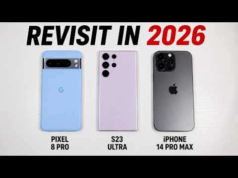 Which Flagship Aged The Best! Pixel 8 Pro VS S23 Ultra VS iPhone 14 Pro Max In 2026!