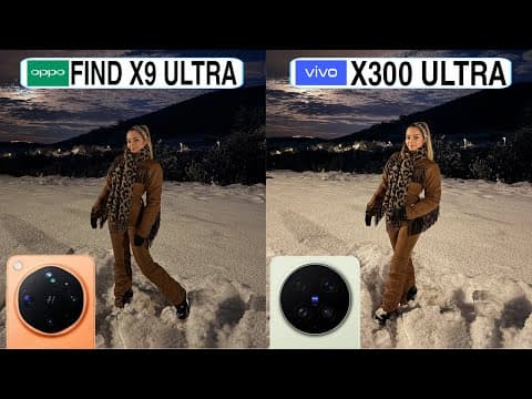 OPPO Find X9 Ultra Vs Vivo X300 Ultra Night Mode Camera Test Comparison