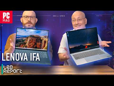Lenovo's IFA Laptops: MacBook Neo Killer! Fanless ThinkBook! And Yes, Another Rollable Screen
