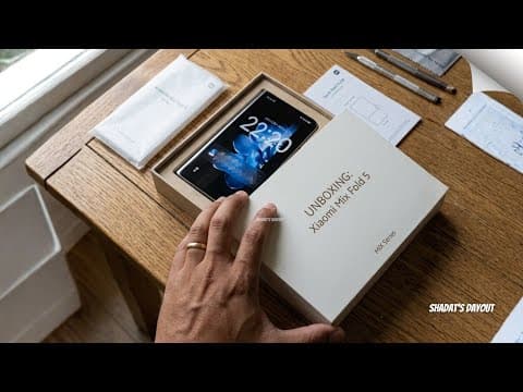 Xiaomi Mix Fold 5 First Look: Wider Screen & Leica Magic!